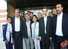 سفر تبلیغاتی احمدی نژاد و بقایی به خوزستان 