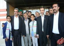 سفر تبلیغاتی احمدی نژاد و بقایی به خوزستان 
