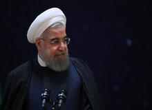 آغاز مراسم تجلیل از قهرمانان المپیکی با حضور روحانی

