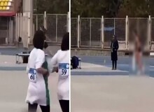 حضور زنان خارجی با پوشش آزاد در مسابقات دوومیدانی تهران / رئیس فدراسیون ناشنوایان: اگر موجود «نری» در مسابقات زنان حضور داشت، من را اعدام کنید