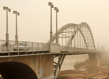 آلودگی هوا در ۱۲ شهر خوزستان 
