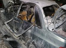 انفجار پراید به همراه سرنشینش در تبریز