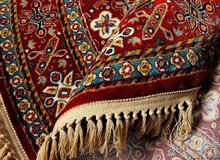 برچسب ترک روی فرش ایرانی/ فروشنده: بالاخره بعضی مشتری ها اصرار دارند فرش ترک بخرند!
