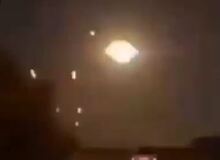 لحظه برخورد شهاب سنگ به زمین در ترکیه +فیلم 