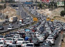 ترافیک سنگین در آزادراه تهران-کرج -قزوین 