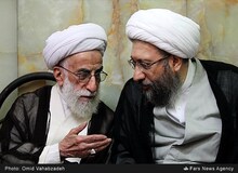 خوشحالی آیت الله جنتی از عضویت آیت الله لاریجانی در شورای نگهبان

