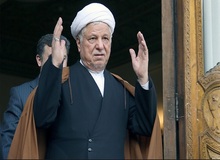 نصب مجسمه آیت‌الله هاشمی رفسنجانی در جزیره خارک + تصویر