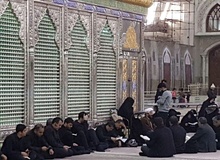 دومین شب سوگواری آیت‌الله هاشمی در حرم + تصاویر