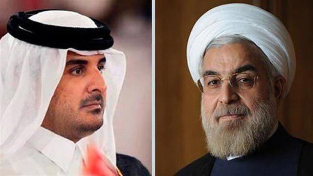 حسن روحانی به امیر قطر پیام داد 