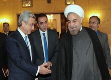 فیلم سخنرانی روحانی در نشست مشترک خبری با رییس جمهوری ارمنستان