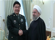 وزیر دفاع چین با روحانی دیدار و گفتگو کرد/ تاکید بر همکاری چین با ایران به عنوان قدرت نخست منطقه