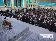حرف‌های احساسی دختر دهه‌هشتادی در حضور رهبری