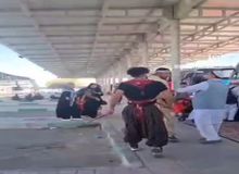 درگیری در پایانه مرزی مهران+فیلم 