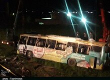تعداد کشته‌ها و مصدومان واژگونی اتوبوس در لرستان به ۴۳ نفر رسید+ اسامی
