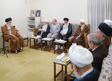 آیت الله خامنه ای در دیدار اعضای شورای نگهبان: همه وظیفه دارند زمینه‌ برگزاری انتخابات پرشور در اسفند را فراهم کنند