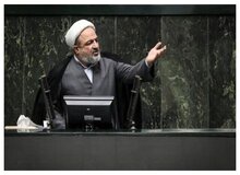 حمله جدید رسایی به ظریف در صحن مجلس؛ با دوگانه‌سازی «موشک ـ مردم»، در فضای مجازی توییت می‌زنند/ در دوره جنگ هستیم؛ چرا بودجه دفاعی را معطل می‌کنید؟