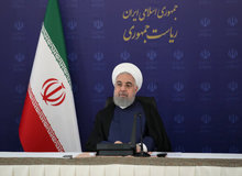 روحانی:در طول ۵ سال اخیر از جایگاه ۲۶ به جایگاه ۱۴ در صنعت دفاعی جهان رسیدیم/ 
کمتر از ۲ سال در موشک کروز دریایی از برد ۳۰۰ کیلومتر به ۱۰۰۰ کیلومتر رسیده ایم 