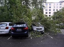 طوفان شدید در فنلاند و قطعیِ برقِ هزاران خانه
