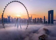افتتاح بلندترین چرخ و فلک جهان در دبی+ تصاویر 
