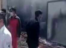 ۶ کشته در جاجرود تهران بر اثر آتش سوزی کارگاه اسفنج سازی/ ۴ زن کارگر در میان کشته‌شدگان/ فیلم
