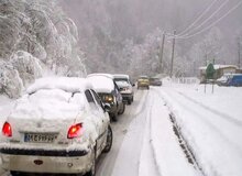 بارش برف و باران در ۱۲ استان
