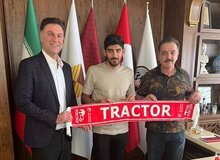  مهدی ترابی به تراکتور پیوست