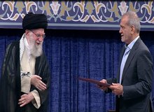 رهبر انقلاب حکم ریاست جمهوری مسعود پزشکیان را تنفیذ کردند