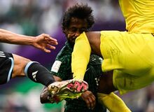 مدافع عربستان جام جهانی را از دست داد / شکستگی استخوان فک، صورت و ۳ دندان یاسر الشهرانی