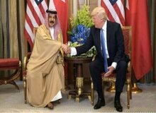 ترامپ با شاه بحرین درباره ایران گفت‌وگو کرد