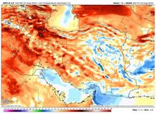 پیش‌بینی افزایش ۲ درجه‌ای دمای ایران در پاییز و زمستان