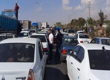 تصادف ۳۰ دستگاه خودرو در اتوبان قزوین کرج