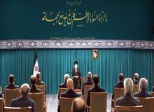 اعضای هیأت دولت با رهبر انقلاب دیدار کرد +عکس