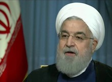 اخم روحانی به لاریجانی+ عکس
