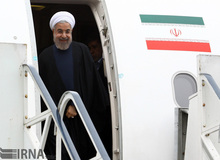 رئیس جمهوری وارد کرمانشاه شد
