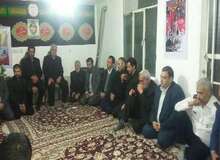 دیدار فرماندار پاکدشت با خانواده آتش نشان شهید بهنام میرزاخانی