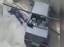 فیلم / درگیری مسلحانه سهمگین در کرمانشاه با کلاشینکف