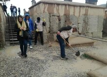 «تخت جمشید» بعد از فروکش کردن سیلاب + تصاویر