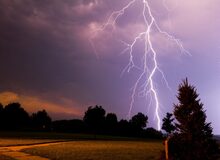 صاعقه در میاندوآب جان یک نوجوان را گرفت