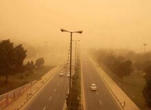 ورود توده عظیم گرد و خاک از ترکمنستان به ایران تا ساعاتی دیگر