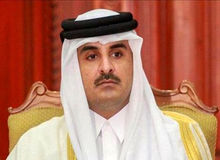 ببینید: شادی امیر قطر بعد از گل پیروزی بخش ایران مقابل ولز +فیلم