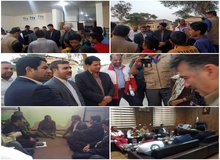 بازدید معاون مشارکت های سازمان امور اجتماعی وزارت کشور از محل اسکان سیل زدگان حمیدیه