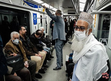 استفاده از ماسک در مترو اجباری شد

