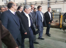 بازدید مدیرعامل بانک ملی ایران از پتروشیمی کردستان